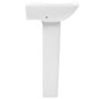 Lavabo de pie de cerámica blanco 580x470x200 mm de vidaXL, Lavabos - Ref: Foro24-143003, Precio: 162,95 €, Descuento: %