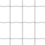 Reja con postes Gris 0.4 x 25 m Acero