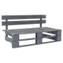 Pallet garden sofa with gray pinewood cushions by vidaXL, Outdoor sofas - Ref: Foro24-275288, Price: 121,31 €, Discount: %