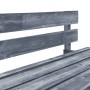 Paletten-Gartensofa mit grauen Kiefernholzkissen von vidaXL, Outdoor-Sofas - Ref: Foro24-275288, Preis: 128,28 €, Rabatt: %