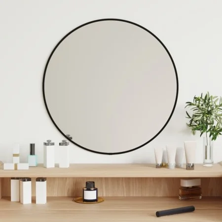 Round black wall mirror Ø 50 cm by vidaXL, Mirrors - Ref: Foro24-348186, Price: 33,19 €, Discount: %