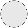 Round black wall mirror Ø 50 cm by vidaXL, Mirrors - Ref: Foro24-348186, Price: 33,19 €, Discount: %