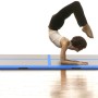 Aufblasbare Gymnastikmatte mit Pumpe 300x100x10 cm PVC blau von vidaXL, Pilates und Yogamatten - Ref: Foro24-91913, Preis: 16...