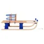 Folding snow sled with wooden backrest 119 cm by vidaXL, Sleighs - Ref: Foro24-91458, Price: 111,78 €, Discount: %