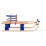 Zusammenklappbarer Schneeschlitten mit Holzrückenlehne 119 cm von vidaXL, Schlitten - Ref: Foro24-91458, Preis: 113,73 €, Rab...