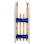 Folding snow sled with wooden backrest 119 cm by vidaXL, Sleighs - Ref: Foro24-91458, Price: 111,78 €, Discount: %