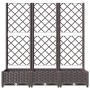 Pflanzgefäß mit braunem PP-Gitter 120x40x121,5 cm von vidaXL, Töpfe und Pflanzgefäße - Ref: Foro24-318262, Preis: 89,16 €, Ra...