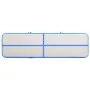 Aufblasbare Gymnastikmatte mit Pumpe, blaues PVC, 800 x 100 x 15 cm von vidaXL, Pilates und Yogamatten - Ref: Foro24-92674, P...