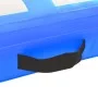 Inflatable gymnastics mat with pump blue PVC 800x100x15 cm by vidaXL, Pilates and yoga mats - Ref: Foro24-92674, Price: 334,0...
