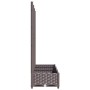 Pflanzgefäß mit braunem PP-Gitter 120x40x121,5 cm von vidaXL, Töpfe und Pflanzgefäße - Ref: Foro24-318262, Preis: 89,16 €, Ra...