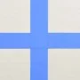 Aufblasbare Gymnastikmatte mit Pumpe, blaues PVC, 800 x 100 x 15 cm von vidaXL, Pilates und Yogamatten - Ref: Foro24-92674, P...