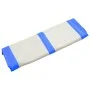 Inflatable gymnastics mat with pump blue PVC 800x100x15 cm by vidaXL, Pilates and yoga mats - Ref: Foro24-92674, Price: 334,0...