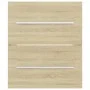 Sonoma oak engineered wood vanity unit with sink by vidaXL, bathroom vanities - Ref: Foro24-3099035, Price: 119,55 €, Discoun...