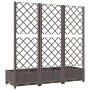 Pflanzgefäß mit braunem PP-Gitter 120x40x121,5 cm von vidaXL, Töpfe und Pflanzgefäße - Ref: Foro24-318262, Preis: 89,16 €, Ra...