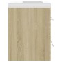 Mueble con lavabo madera de ingeniería roble Sonoma de vidaXL, Tocadores de baño - Ref: Foro24-3099035, Precio: 121,25 €