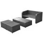4-piece garden furniture set and black synthetic rattan cushions by vidaXL, Garden sets - Ref: Foro24-42481, Price: 451,98 €,...