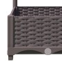 Pflanzgefäß mit braunem PP-Gitter 120x40x121,5 cm von vidaXL, Töpfe und Pflanzgefäße - Ref: Foro24-318262, Preis: 89,16 €, Ra...