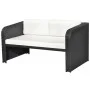 4-piece garden furniture set and black synthetic rattan cushions by vidaXL, Garden sets - Ref: Foro24-42481, Price: 451,98 €,...