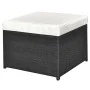 4-piece garden furniture set and black synthetic rattan cushions by vidaXL, Garden sets - Ref: Foro24-42481, Price: 451,98 €,...