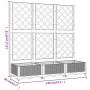 Pflanzgefäß mit braunem PP-Gitter 120x40x121,5 cm von vidaXL, Töpfe und Pflanzgefäße - Ref: Foro24-318262, Preis: 89,16 €, Ra...
