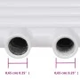 Gerader Badheizkörper 600 x 1160 mm von vidaXL, Heizkörper - Ref: Foro24-140844, Preis: 110,22 €, Rabatt: %