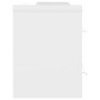 Glänzend weißer Sperrholzschrank mit Waschbecken von vidaXL, Badezimmerwaschtische - Ref: Foro24-3099032, Preis: 124,68 €, Ra...
