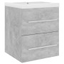 Furniture with gray concrete engineered wood sink by vidaXL, bathroom vanities - Ref: Foro24-3099036, Price: 121,01 €, Discou...