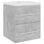 Furniture with gray concrete engineered wood sink by vidaXL, bathroom vanities - Ref: Foro24-3099036, Price: 119,55 €, Discou...