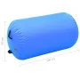 Aufblasbare Gymnastikrolle mit blauer PVC-Pumpe 100x60 cm von vidaXL, Yoga und Pilates - Ref: Foro24-92714, Preis: 64,18 €, R...