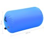 Rollo hinchable de gimnasia con bomba PVC azul 100x60 cm | Foro24.es | Tu tienda online para hogar, jardín y más Foro24.es