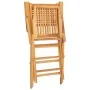 Klappbare Gartenstühle 2 Stück aus massivem Teakholz 55x62x90 cm von vidaXL, Gartenstühle - Ref: Foro24-362762, Preis: 148,70...