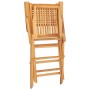 Klappbare Gartenstühle 2 Stück aus massivem Teakholz 55x62x90 cm von vidaXL, Gartenstühle - Ref: Foro24-362762, Preis: 146,99...
