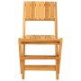 Klappbare Gartenstühle, 2 Stück, massives Teakholz, 47 x 61 x 90 cm von vidaXL, Gartenstühle - Ref: Foro24-362759, Preis: 139...