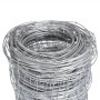 Silver galvanized steel garden fence 50x1.25 m by vidaXL, fence panels - Ref: Foro24-149514, Price: 79,30 €, Discount: %
