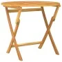 Folding garden table solid teak wood 85x76 cm by vidaXL, Garden tables - Ref: Foro24-44689, Price: 141,76 €, Discount: %