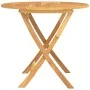 Folding garden table solid teak wood 85x76 cm by vidaXL, Garden tables - Ref: Foro24-44689, Price: 141,76 €, Discount: %