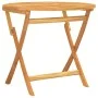 Folding garden table solid teak wood 85x76 cm by vidaXL, Garden tables - Ref: Foro24-44689, Price: 141,76 €, Discount: %