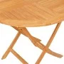 Folding garden table solid teak wood 85x76 cm by vidaXL, Garden tables - Ref: Foro24-44689, Price: 141,76 €, Discount: %