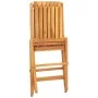 Klappbare Gartenstühle, 2 Stück, massives Teakholz, 47 x 47 x 89 cm von vidaXL, Gartenstühle - Ref: Foro24-362757, Preis: 161...