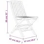 Klappbare Gartenstühle, 2 Stück, massives Teakholz, 47 x 47 x 89 cm von vidaXL, Gartenstühle - Ref: Foro24-362757, Preis: 161...