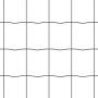 Reja con postes Gris 0.8 x 25 m Acero