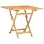 Folding garden table made of solid teak wood 85x85x76 cm by vidaXL, Garden tables - Ref: Foro24-47419, Price: 108,50 €, Disco...