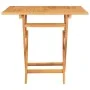 Folding garden table made of solid teak wood 85x85x76 cm by vidaXL, Garden tables - Ref: Foro24-47419, Price: 108,50 €, Disco...
