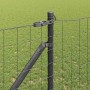 Reja con postes Gris 1.2 x 25 m Acero