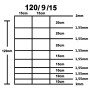 Silver galvanized steel garden fence 50x1.2 m by vidaXL, fence panels - Ref: Foro24-149500, Price: 89,79 €, Discount: %