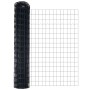 Reja con postes Gris 1.2 x 25 m Acero