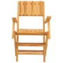 Folding garden chairs 2 pcs solid teak wood 55x61x90 cm by vidaXL, Garden chairs - Ref: Foro24-362760, Price: 155,80 €, Disco...