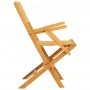 Klappbare Gartenstühle 2 Stück aus massivem Teakholz 55x61x90 cm von vidaXL, Gartenstühle - Ref: Foro24-362760, Preis: 153,55...