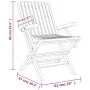 Juego de comedor para jardín 5 piezas madera maciza de teca de vidaXL, Conjuntos de jardín - Ref: Foro24-3155005, Precio: 433...