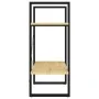 2-tier solid pine wood shelf 60x30x70 cm by vidaXL, Bookcases and shelves - Ref: Foro24-806432, Price: 34,61 €, Discount: %